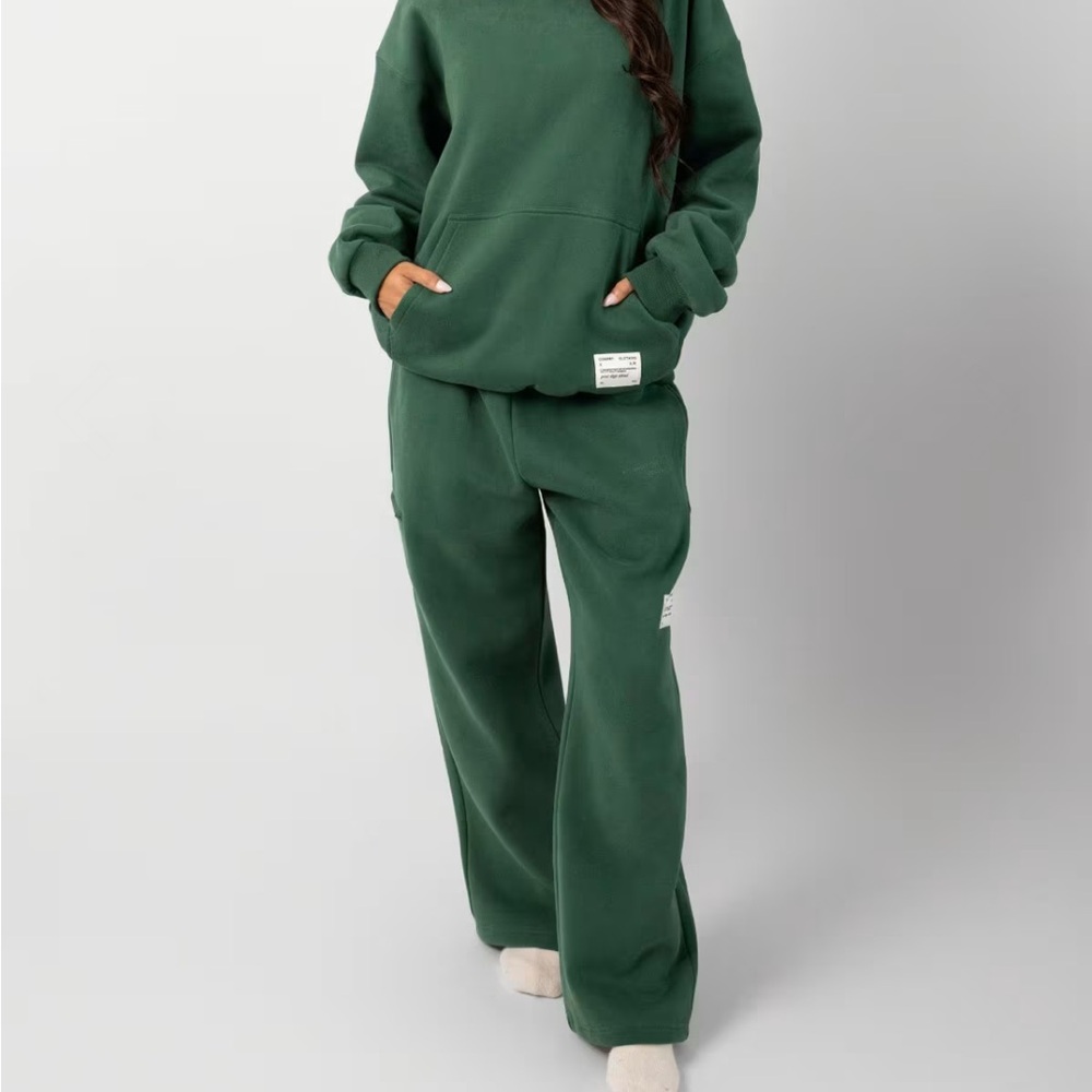 NIB Comfrt Affirmation Sweatpants in Hunter Sz S Straight leg! - Picture 2 of 5